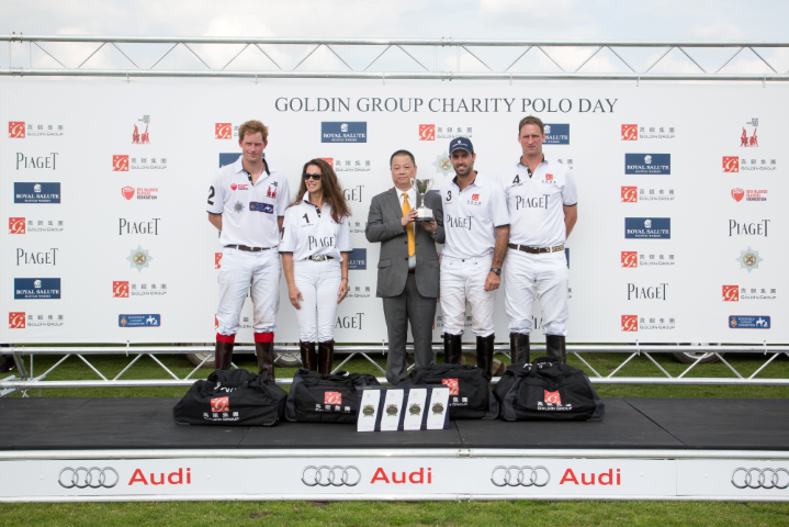 HRH Prince Henry of Wales plays for Piaget at the Goldin Group Charity Polo Cup