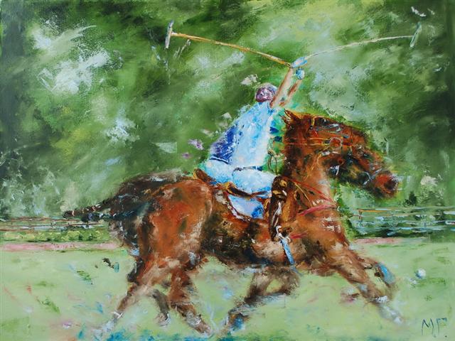2000  sold. Polo VII. 60х80 cm. oil on canvas 